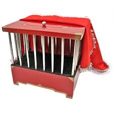 DOVE TO RABBIT APPEAR BOX MAGIC