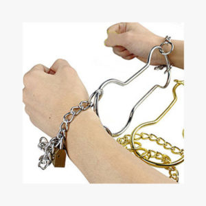 CHAIN HAND CUFF MAGIC TRICK (STEEL)
