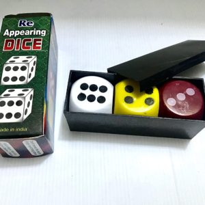 REAPPEARING DICES MYSTERY MAGIC TRICK (BIG)