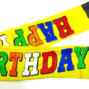 HAPPY BIRTHDAY SCARF MAGIC / BIRTHDAY MUFFLAR MAGIC