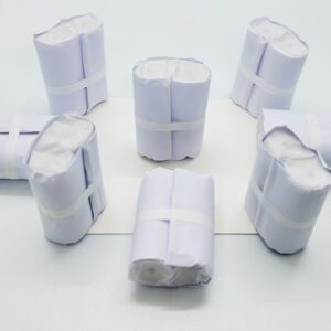 THROW COIL PAPER STREAMER MAGIC (SET OF 8) / WHITE THROW COIL (DELUX)