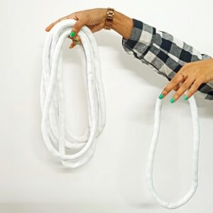 LONG LONG ROPE MAGIC TRICK (MAGNETIC) / ROPE BUNCH TO RINGS MAGIC TRICK (WHITE)