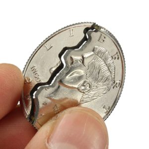 FOLDING COIN / BITE OUT COIN MAGIC