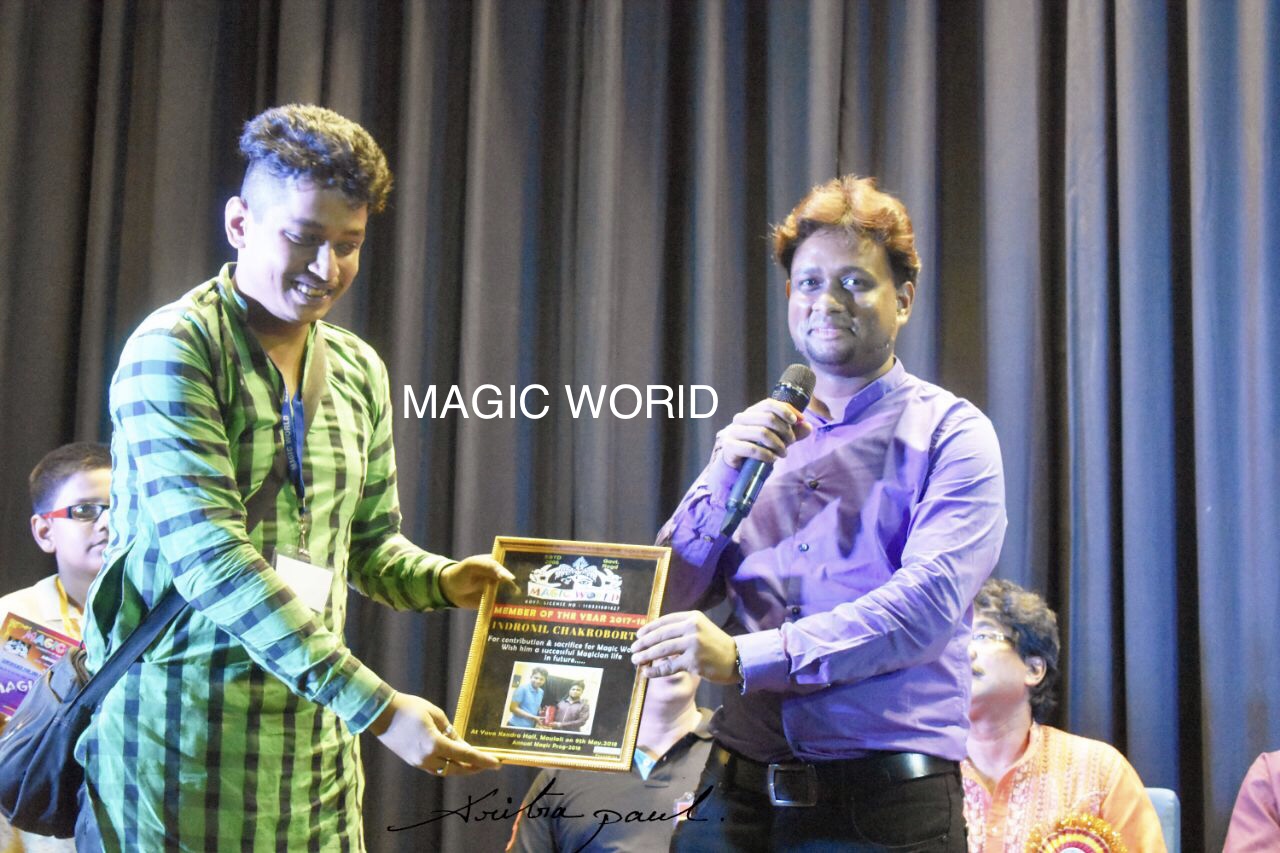 Magician Indronil Chakroborty with Magic King A.Sarkar