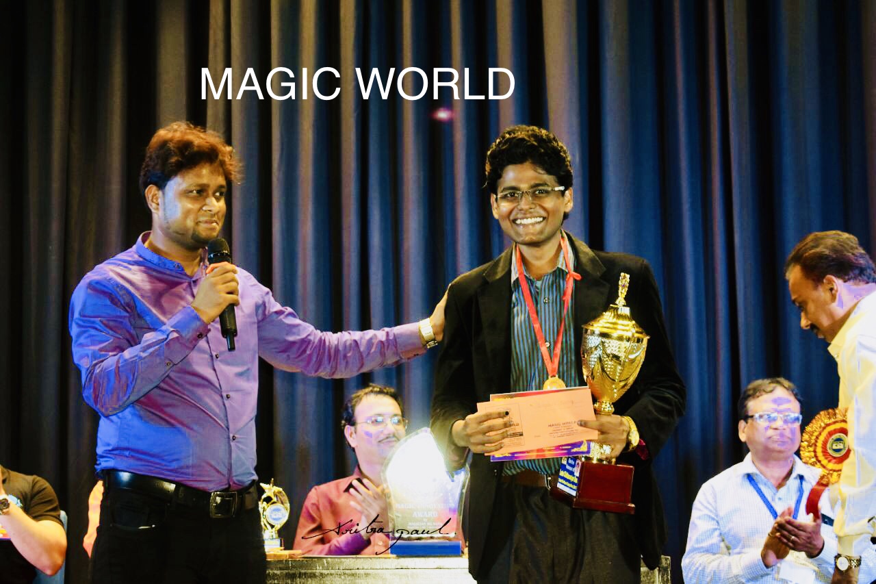 Magician Dibyendu with Great Magician A.Sarkar