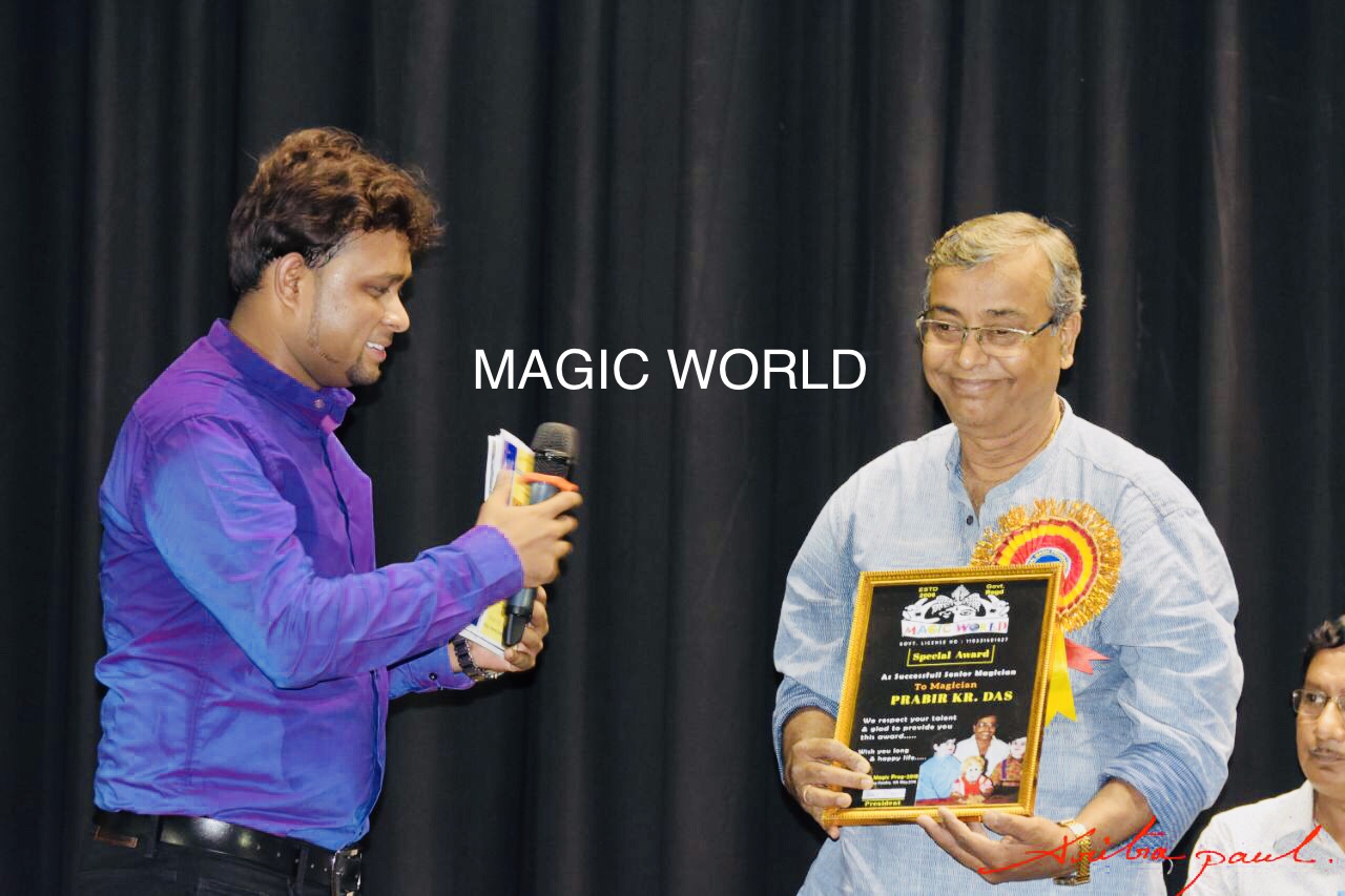 Magician A.Sarkar with Talking Doll Artist Ventriloquist Prabir Kumar Das