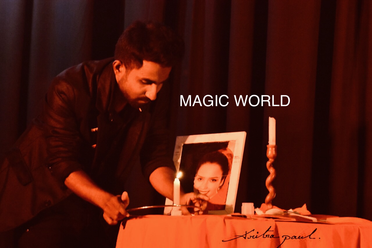Magician Anup Halder at Magic World Prog