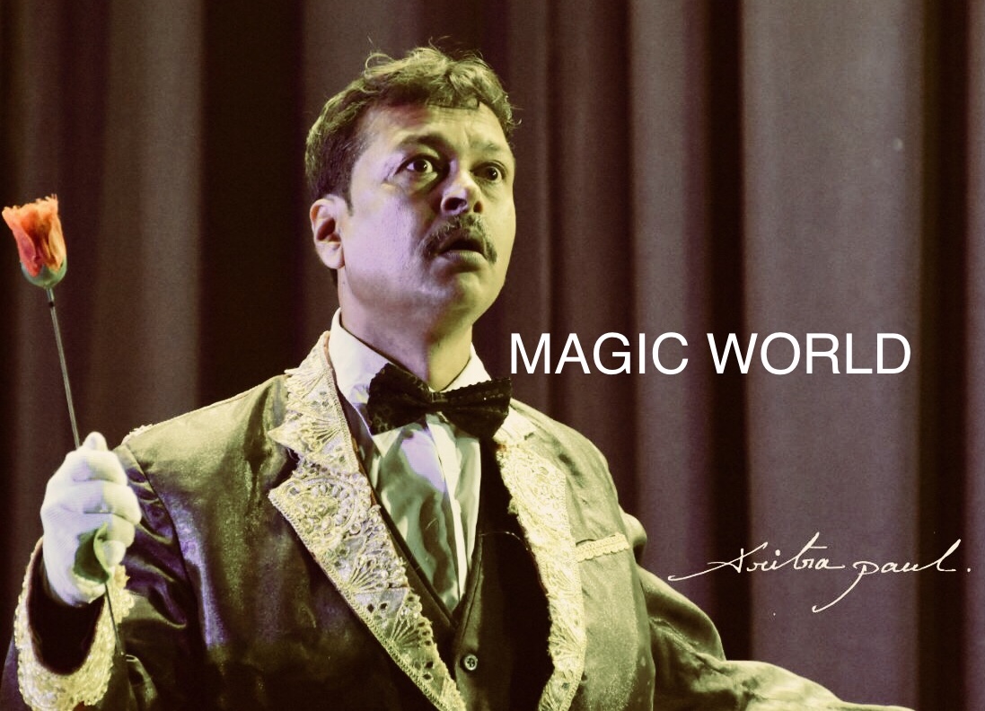 Magician Ashoke Sarkar at Magic World