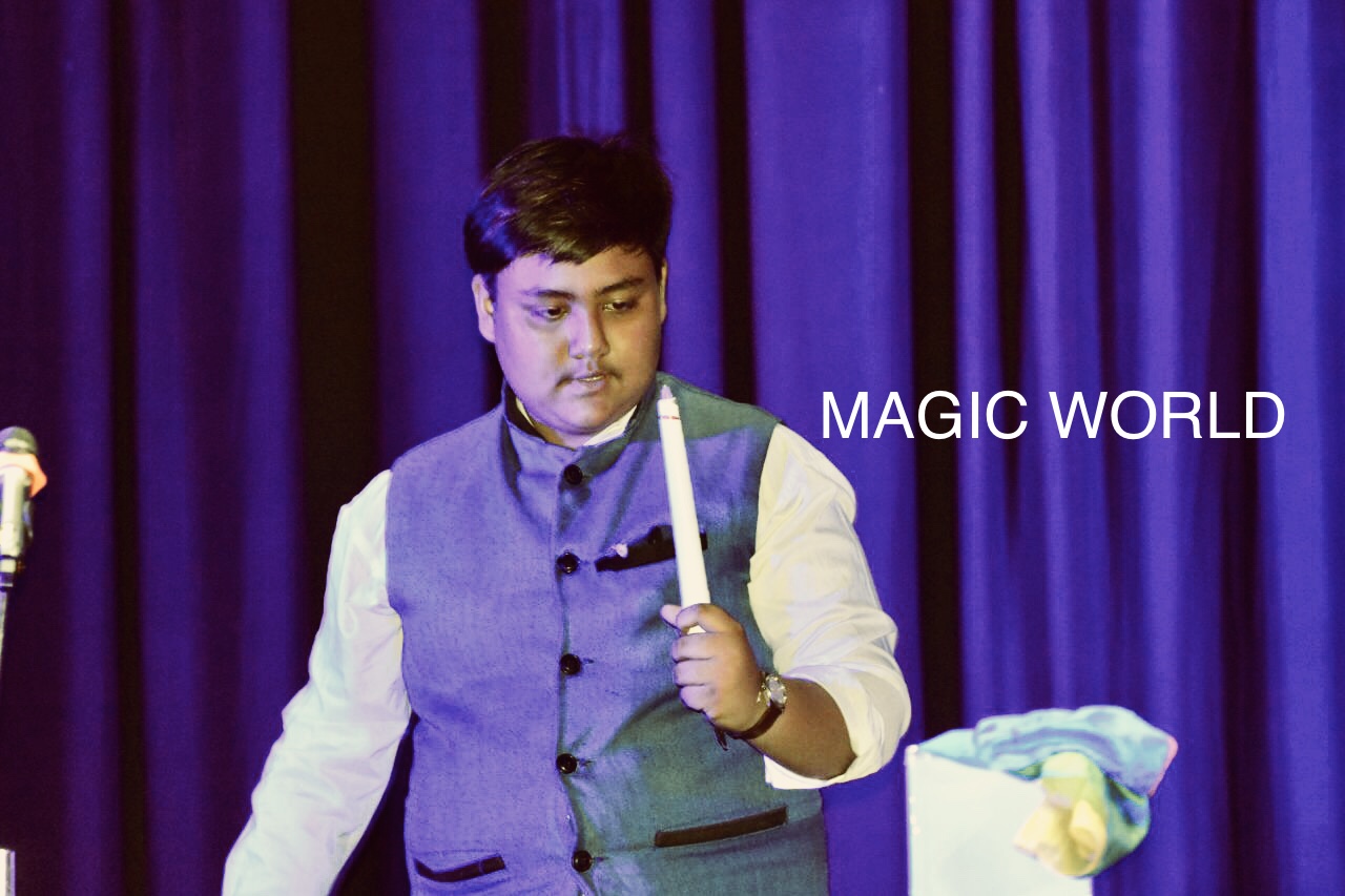 Magician Gourav Gogui at Magic World Prog