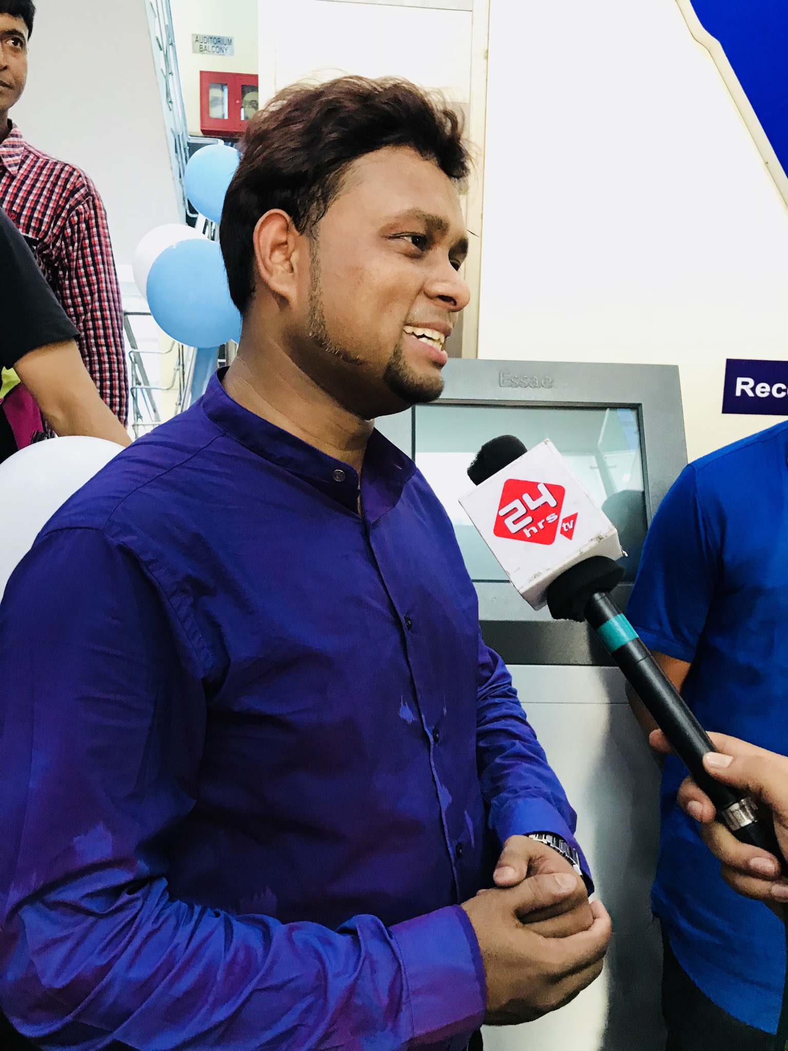 Magic King A.Sarkar at 24 Hrs TV interview