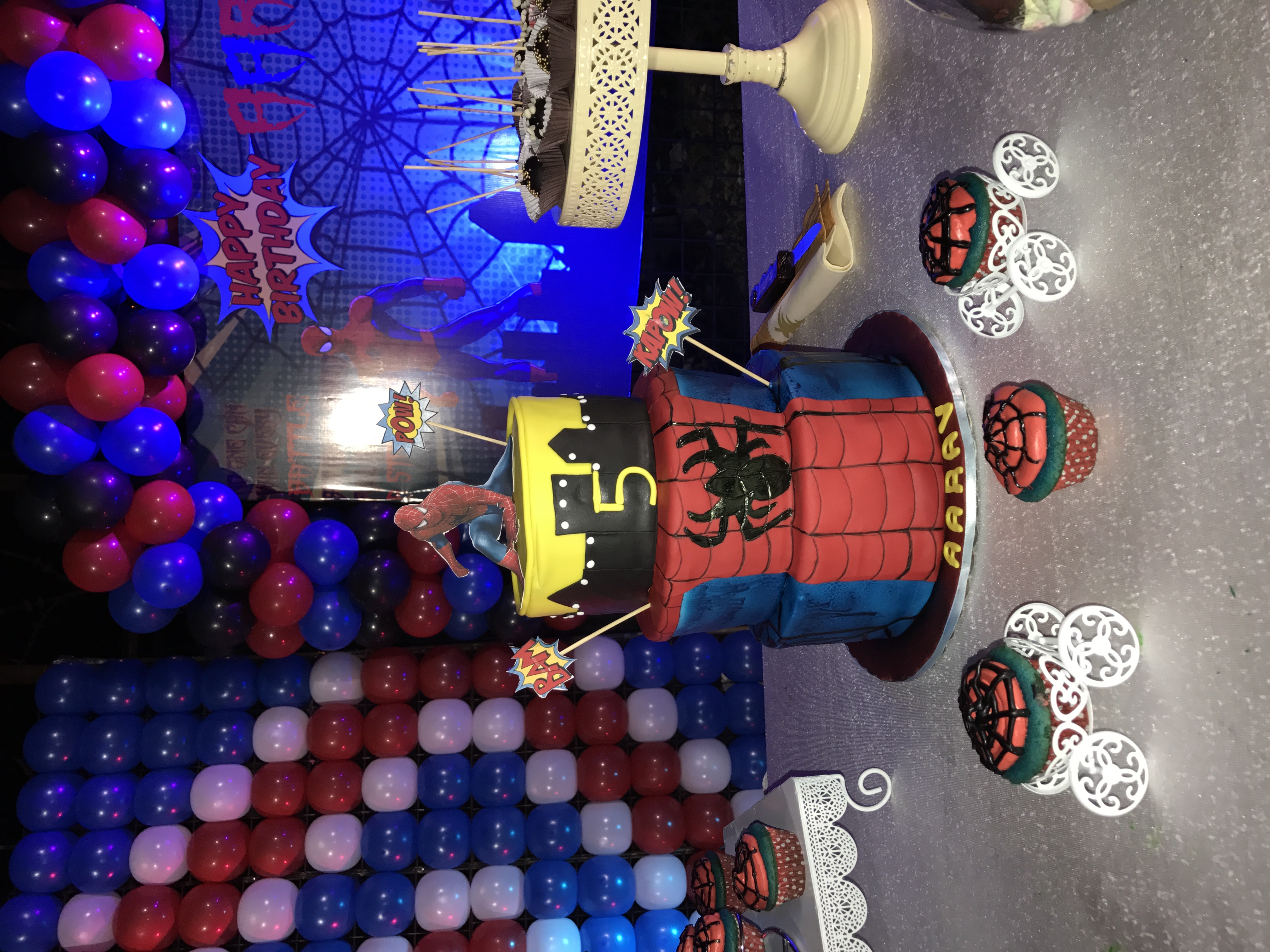 Special Super Power Birthday Cake