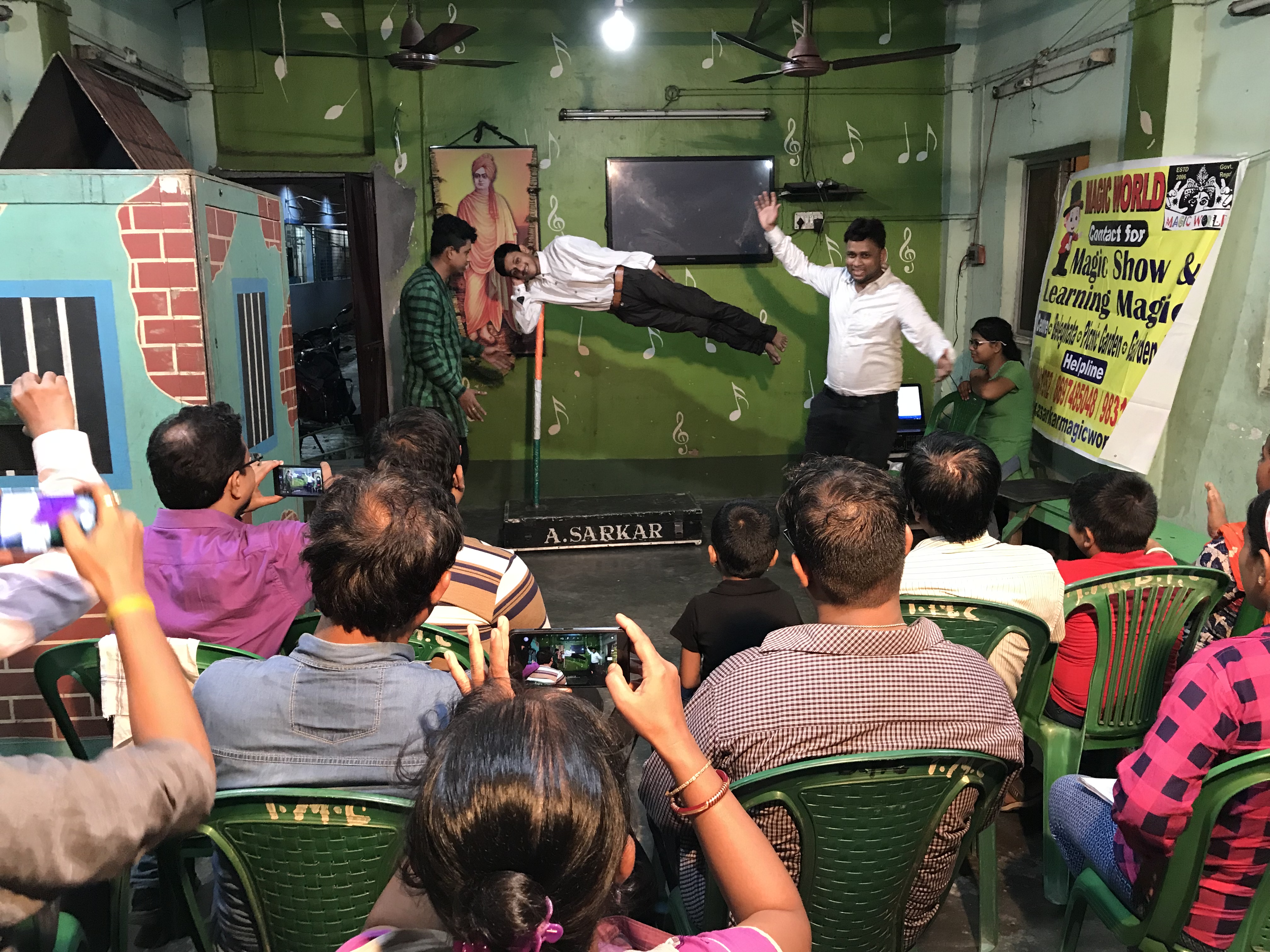 Magic World Class Room. Class taken by Magic King Asarkar