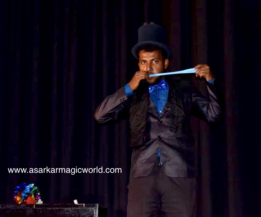 Magician Debkumar Rana at Magic World Annual Magic Prog 2019