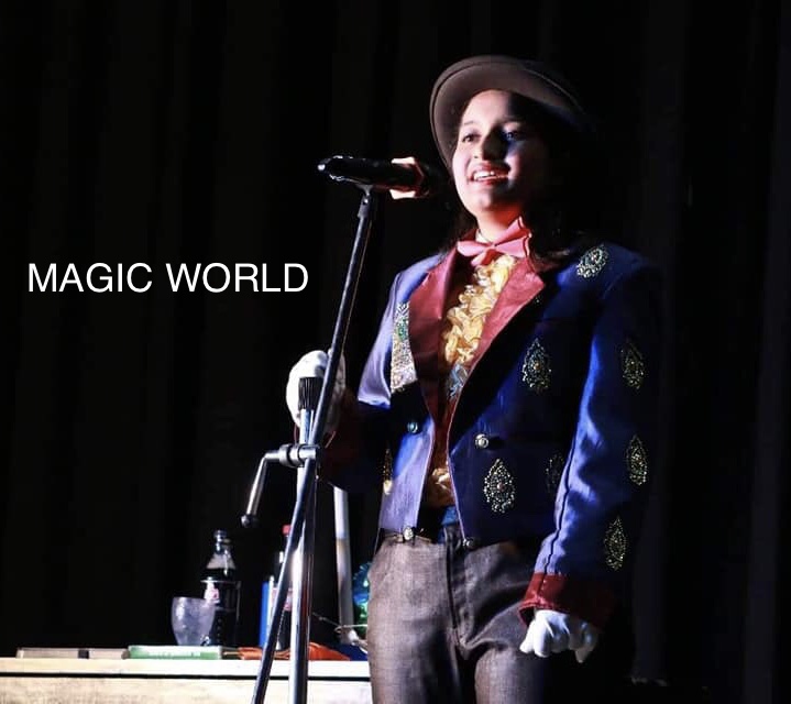 Magician Anuska Sarkar at Magic World Annual Magic Prog 2019