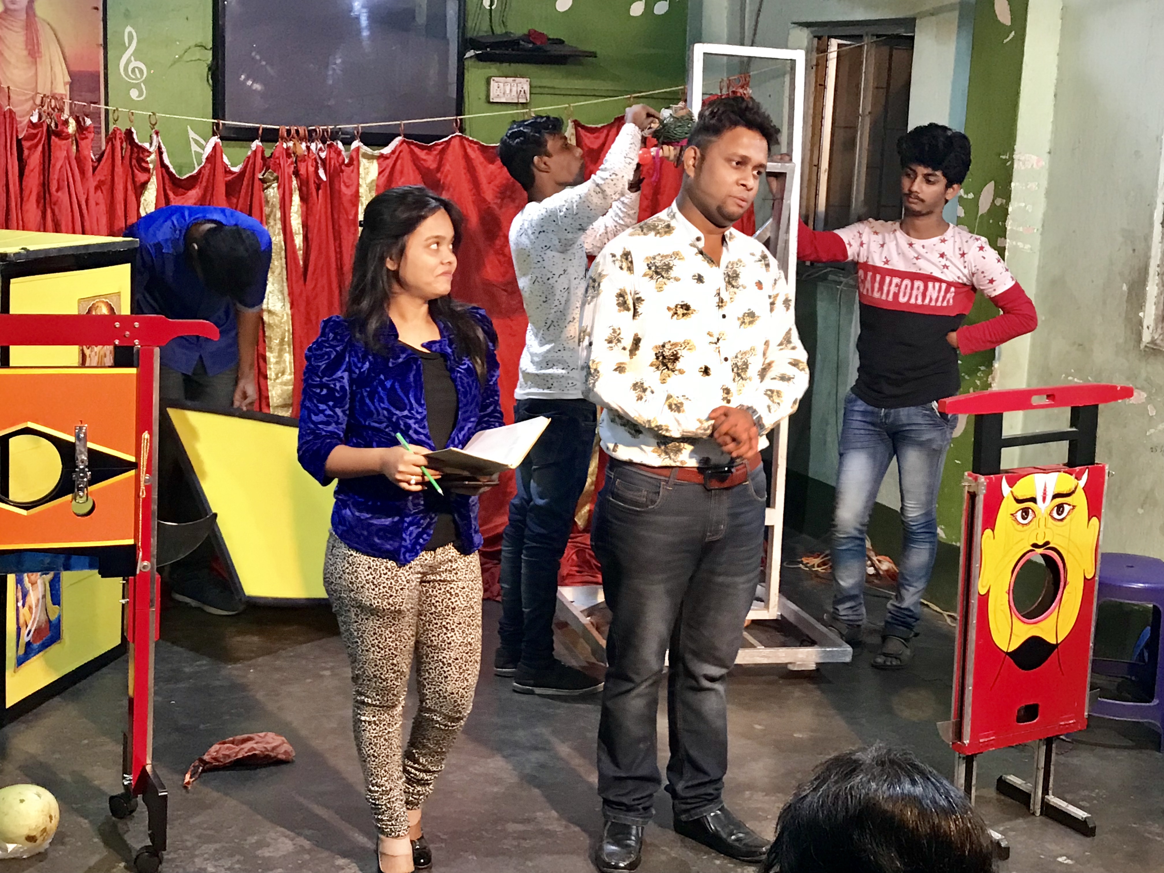 Magician A.Sarkar & Mahua at Magic World Magic Class