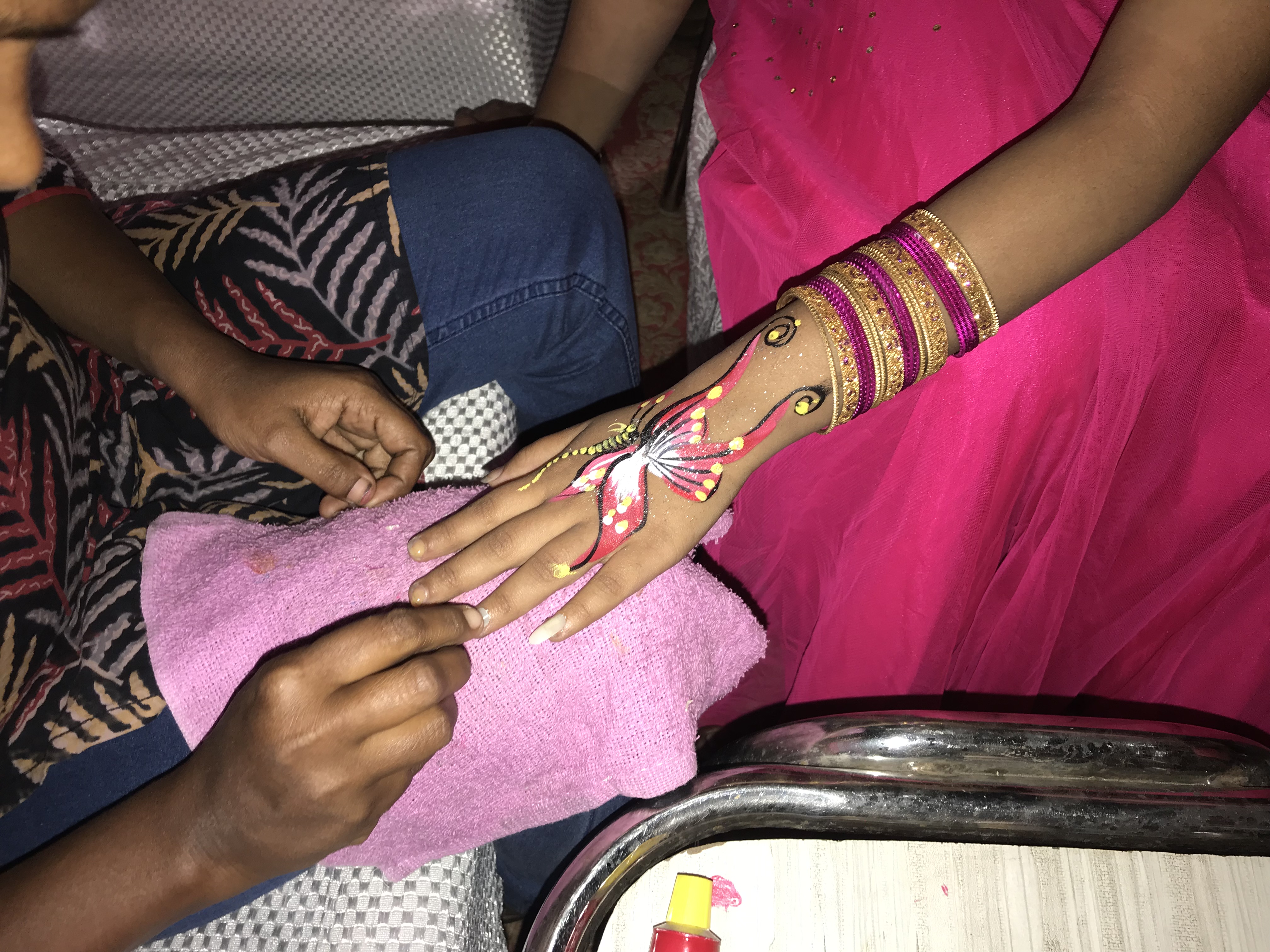 Magic World organized Birthday Tatoo