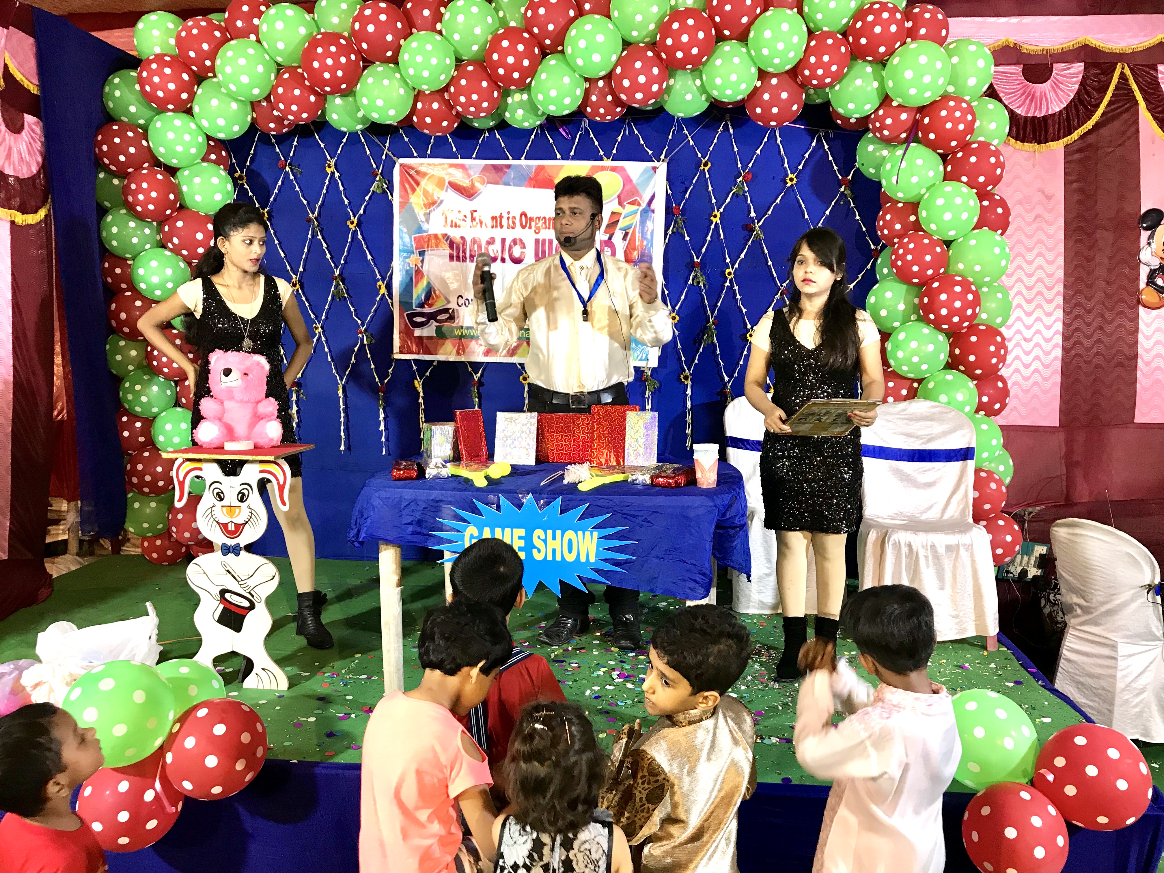 Magic World organized Birthday Game Show