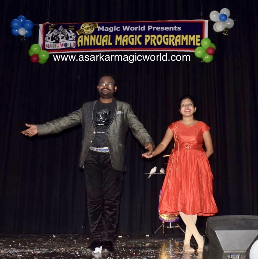 Magician Dipak Talapatra at Magic World Annual Magic Prog 2019
