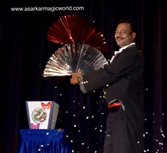 Magician Bhola Halder at Magic World Annual Magic Prog 2019