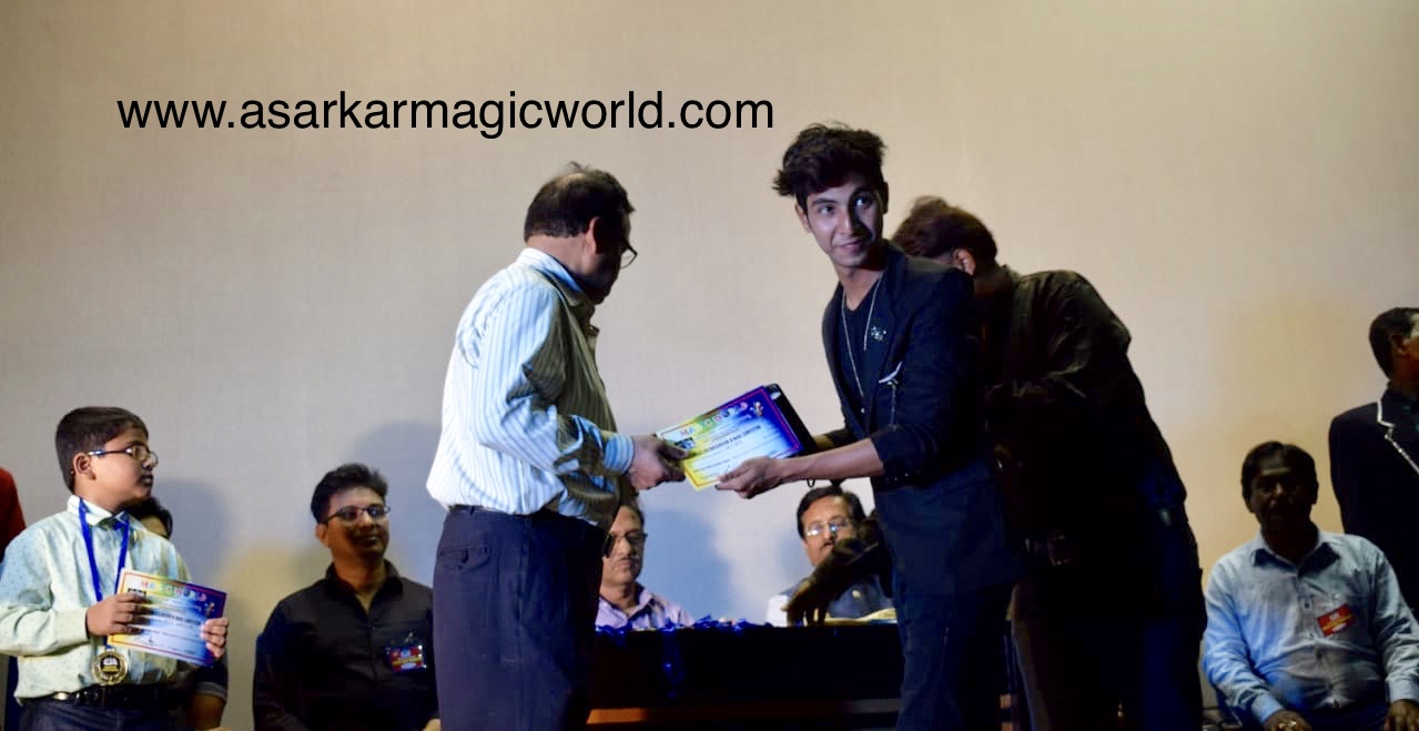 Magician Raj at Magic World Annual Magic Prog-2019