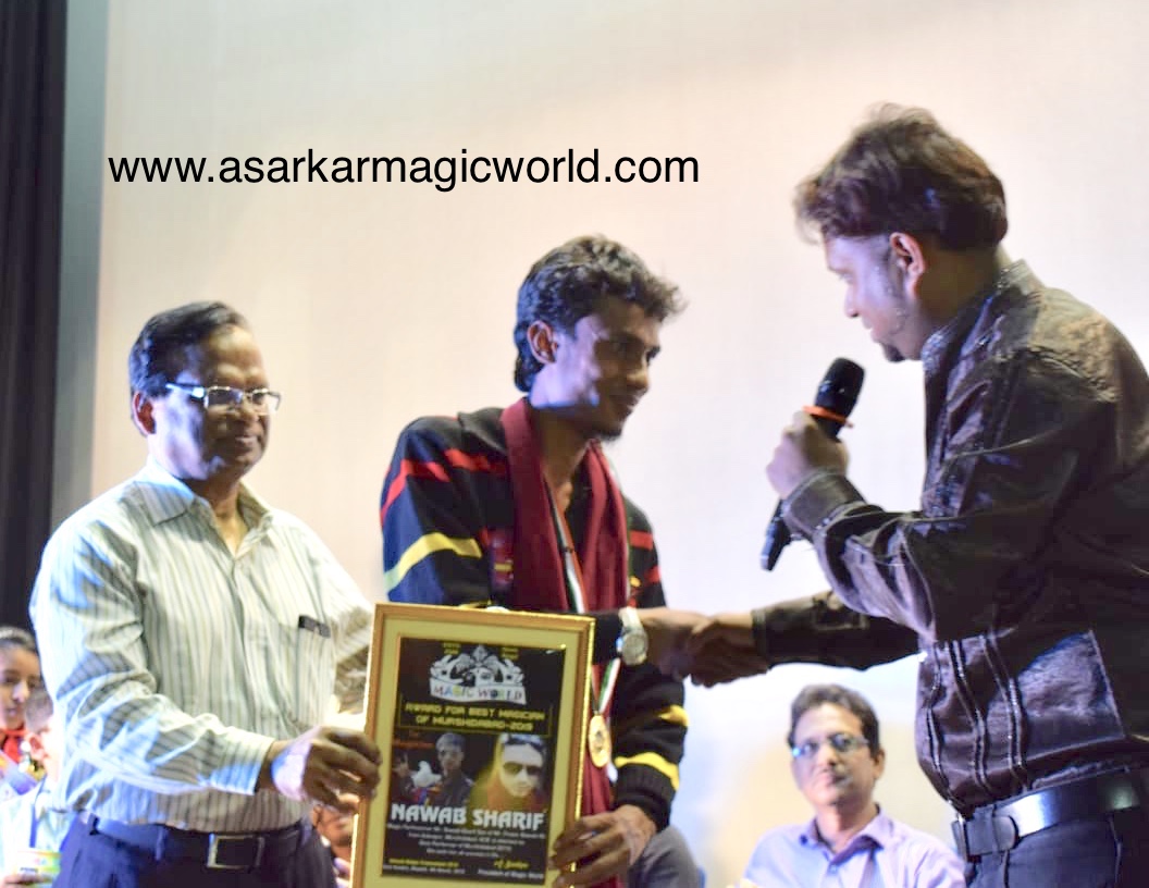 Magician Nawab Sharif at Magic World Annual Magic Prog-2019