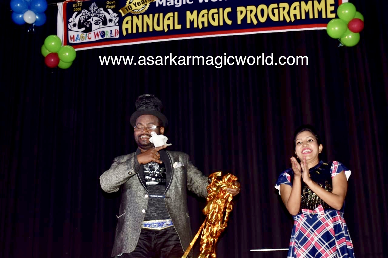 Magician Dipak Talapatra at Magic World Annual Magic Prog 2019