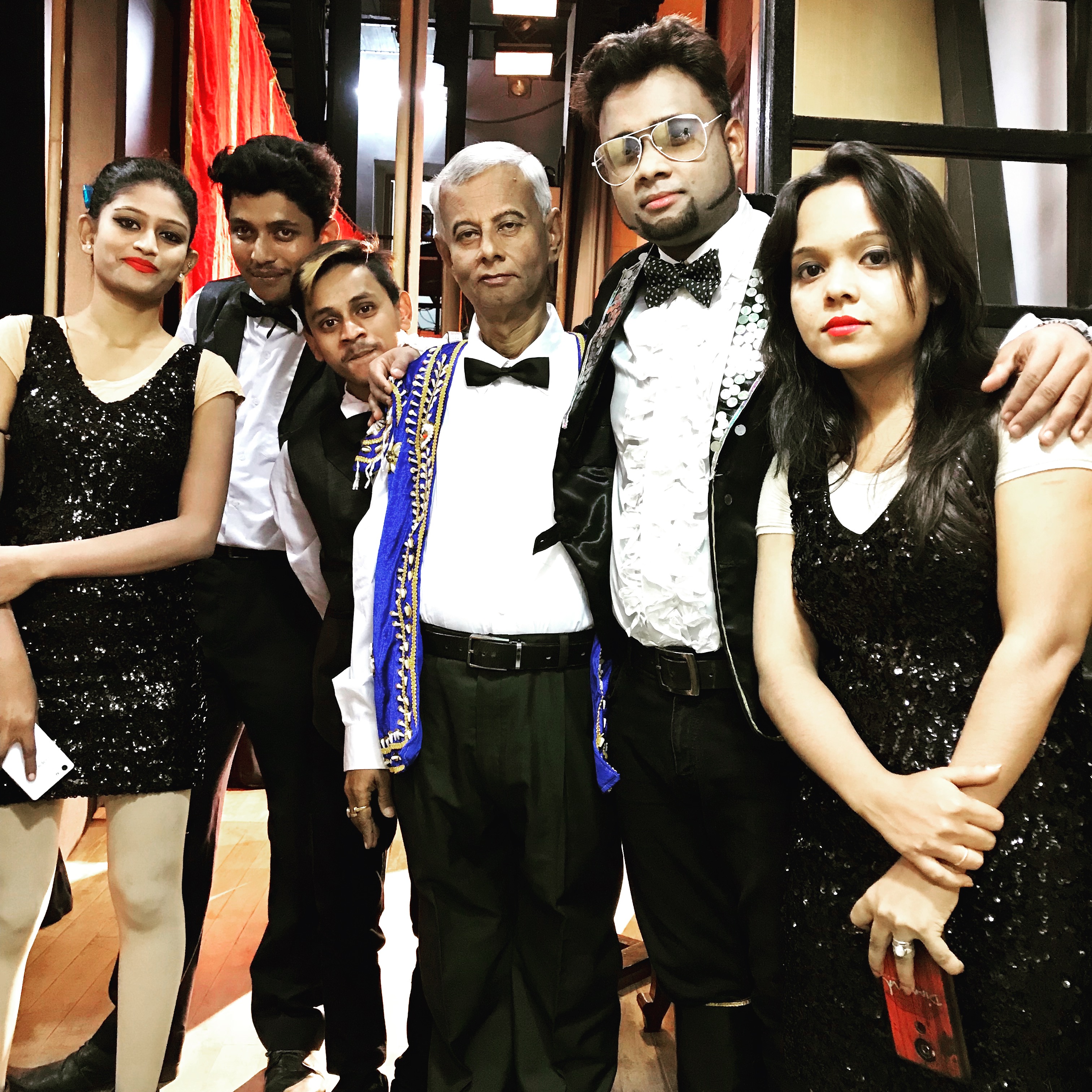 Magician A.Sarkar With Team