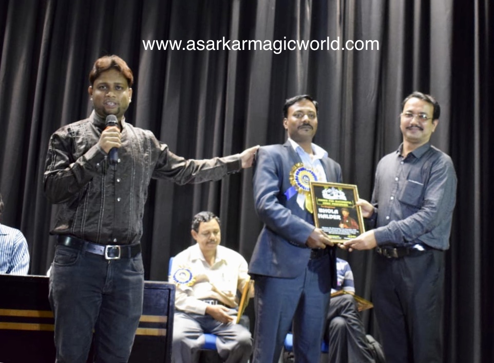 Magician Bhola Halder at Magic World Annual Magic Prog-2019