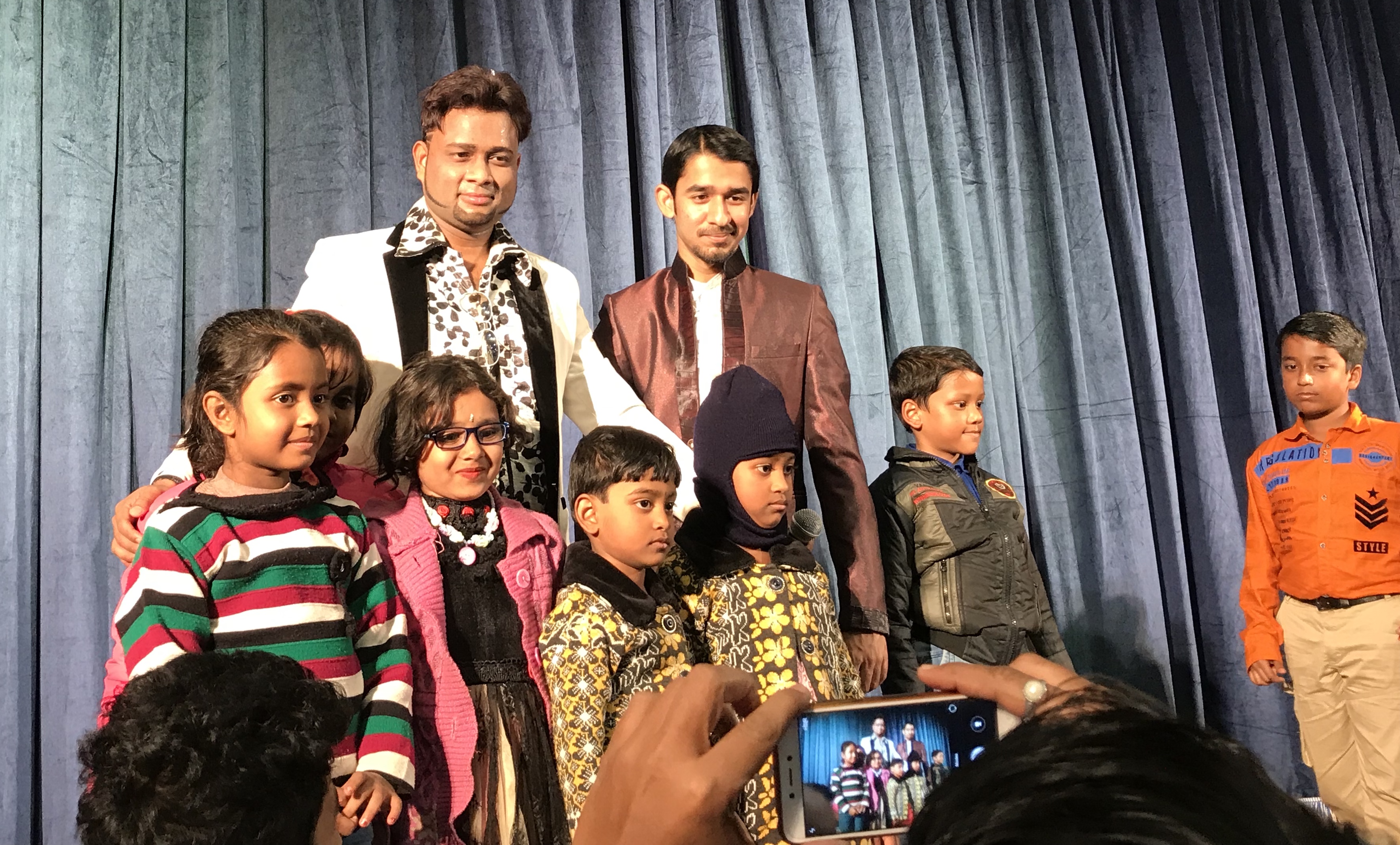 Magician A.Sarkar with his Student Magician Souroprava