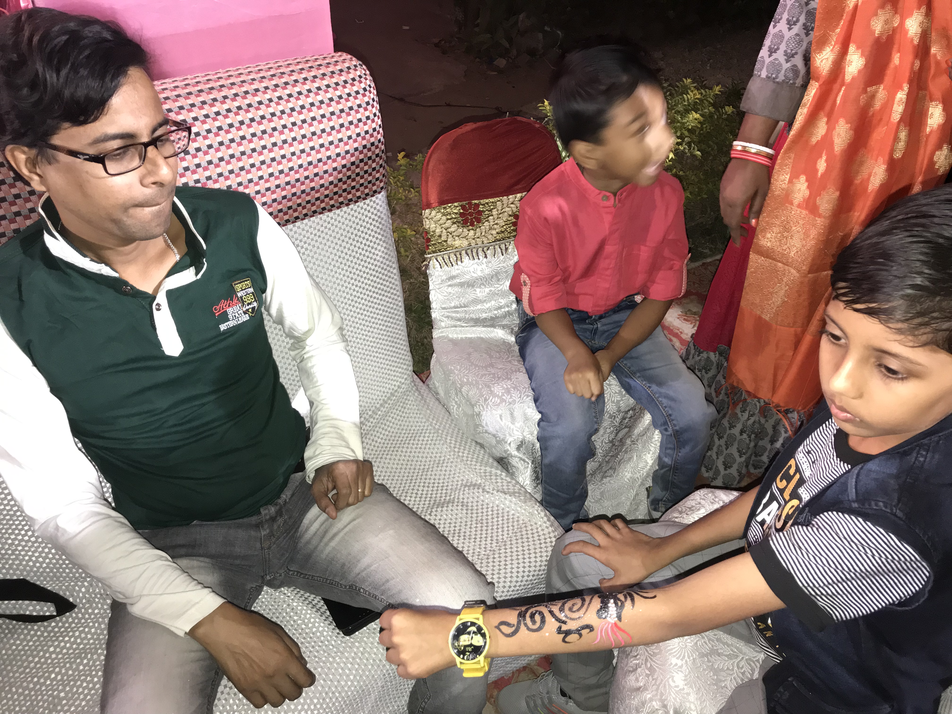 Magic World organized Birthday Tatoo