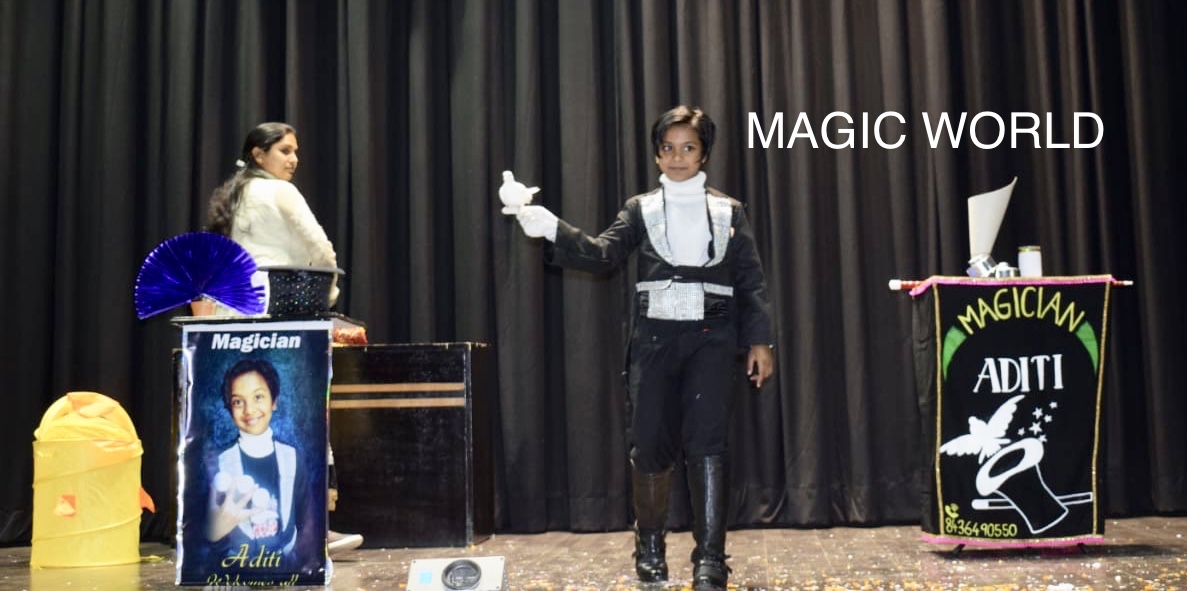 Magician Aditi Vaja at Magic World Annual Magic Prog 2019