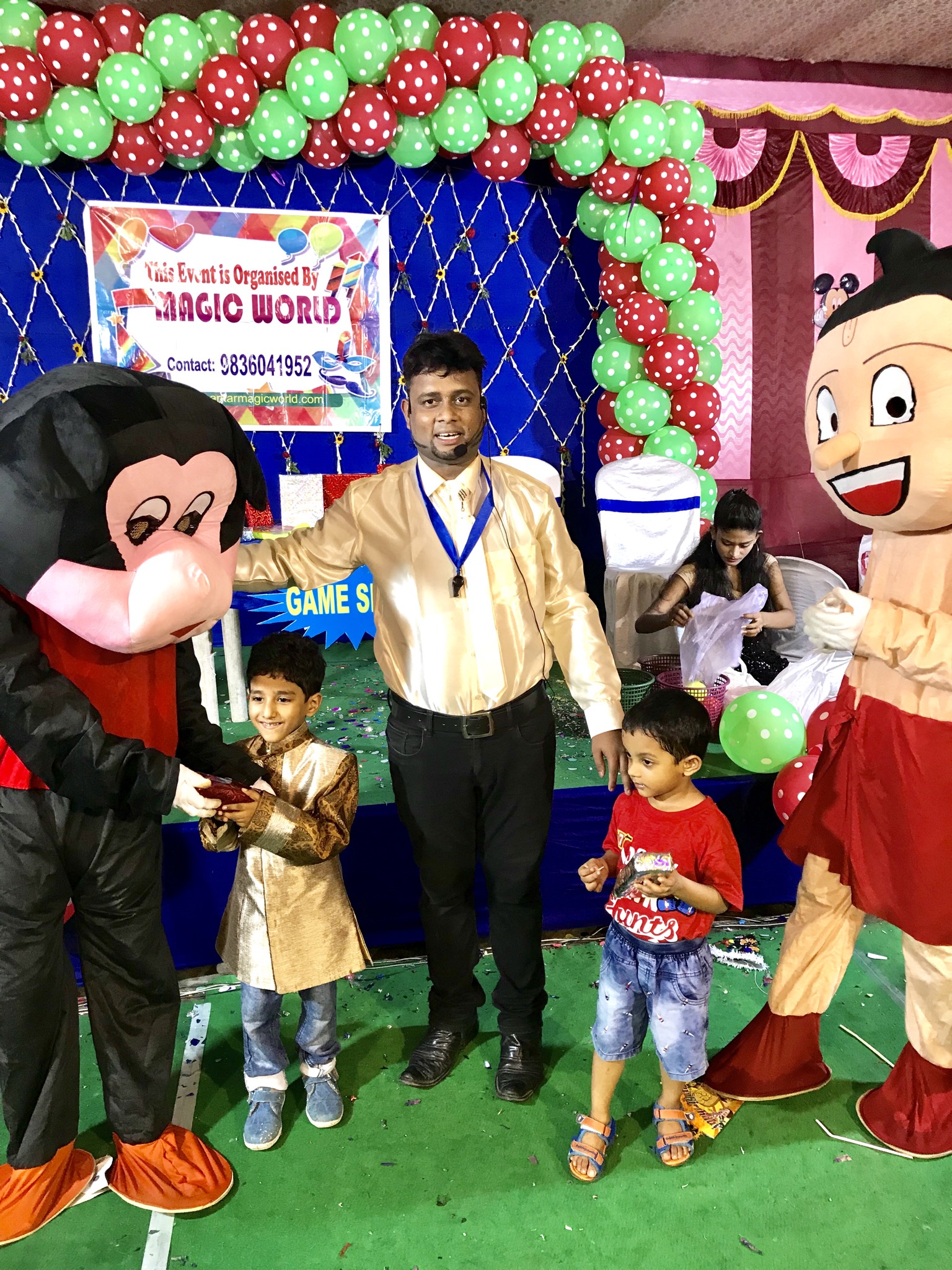 Magic World organized Birthday Game Show