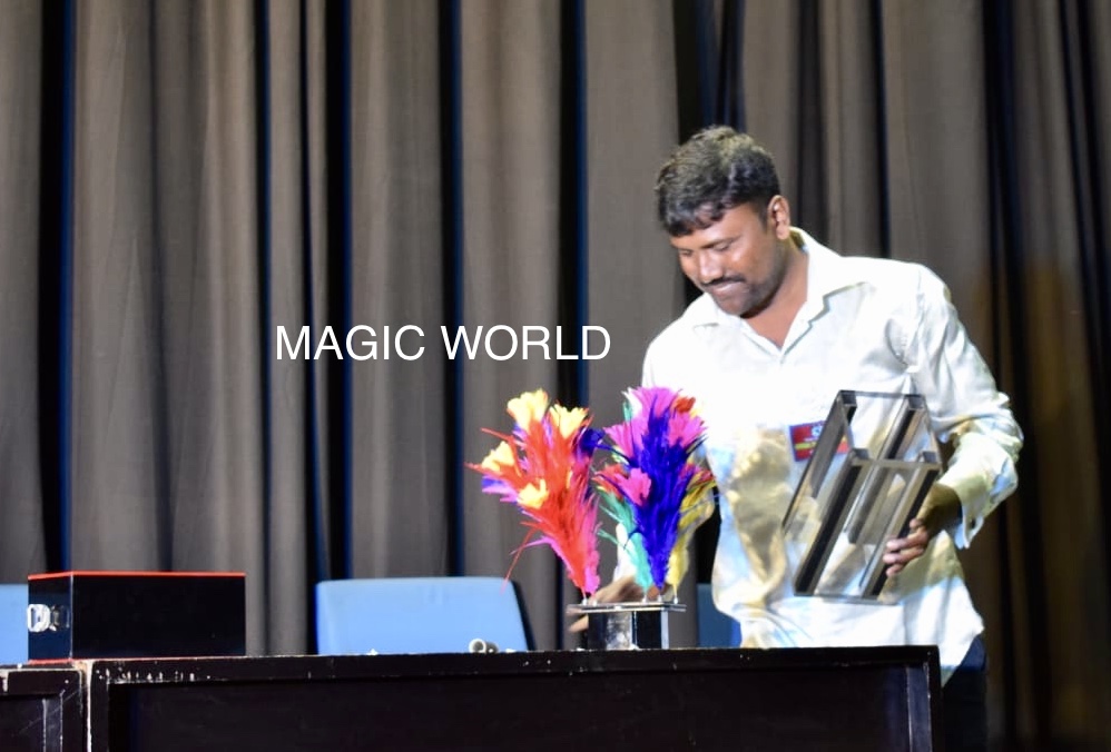 Magician P.Charri at Magic World Annual Magic Prog 2019