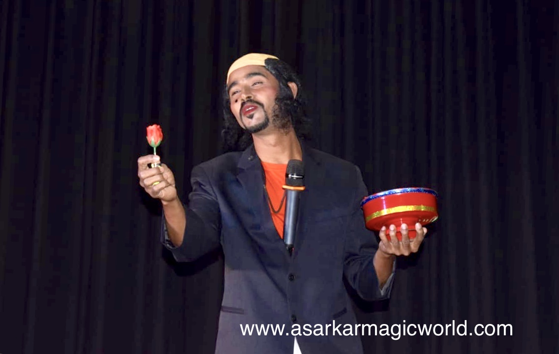 Magician Sanjit at Magic World Annual Magic Prog 2019
