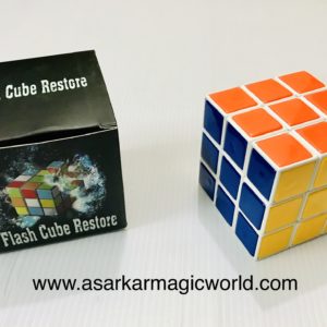 FLASH RUBIK CUBE RESTORE MAGIC TRICK