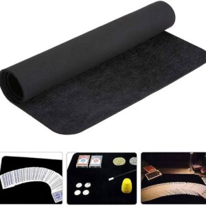 CARD / COIN MAT FOR MAGIC (BLACK) / MAGICIAN MAT