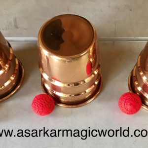 3 CUPS & BALLS MAGIC