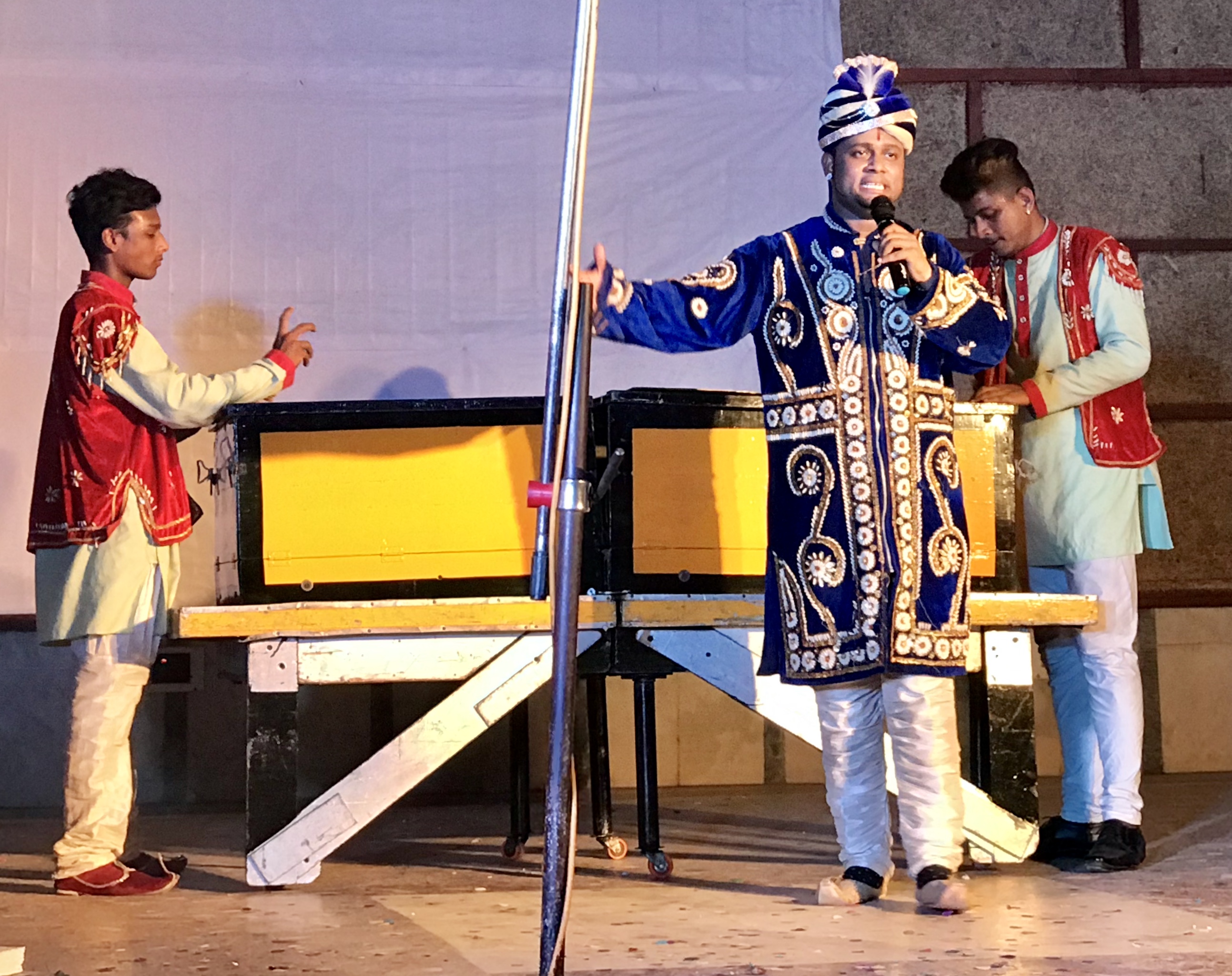 Magician A.Sarkar on Stage