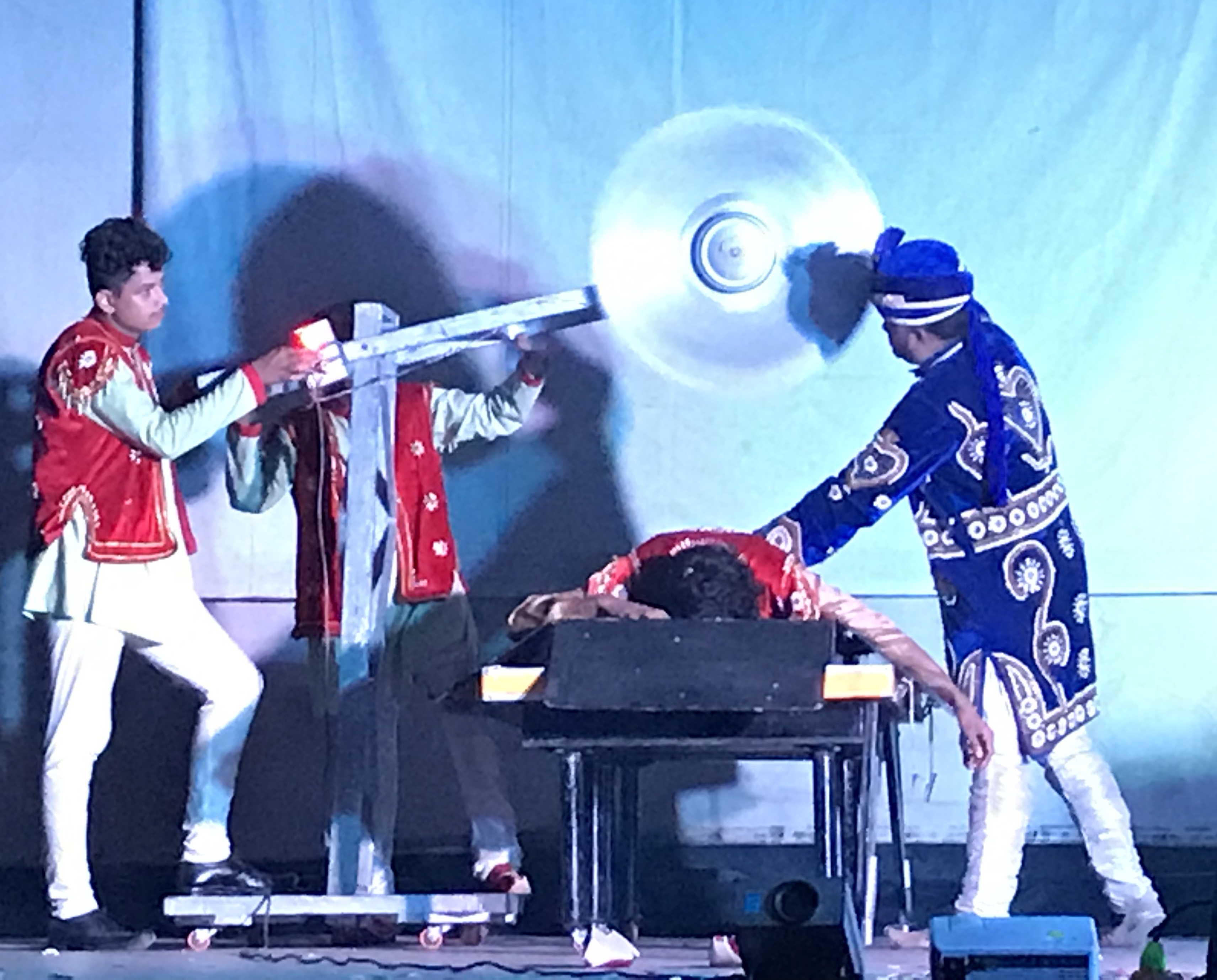 Magician A.Sarkar on Stage