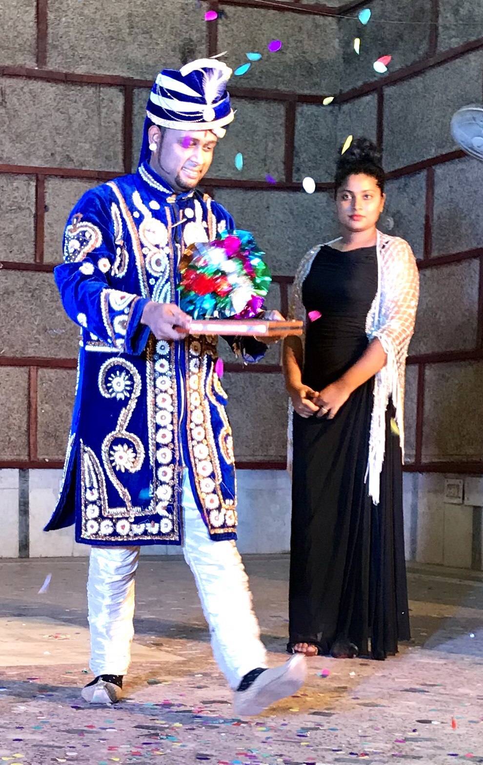 Magician A.Sarkar on Stage