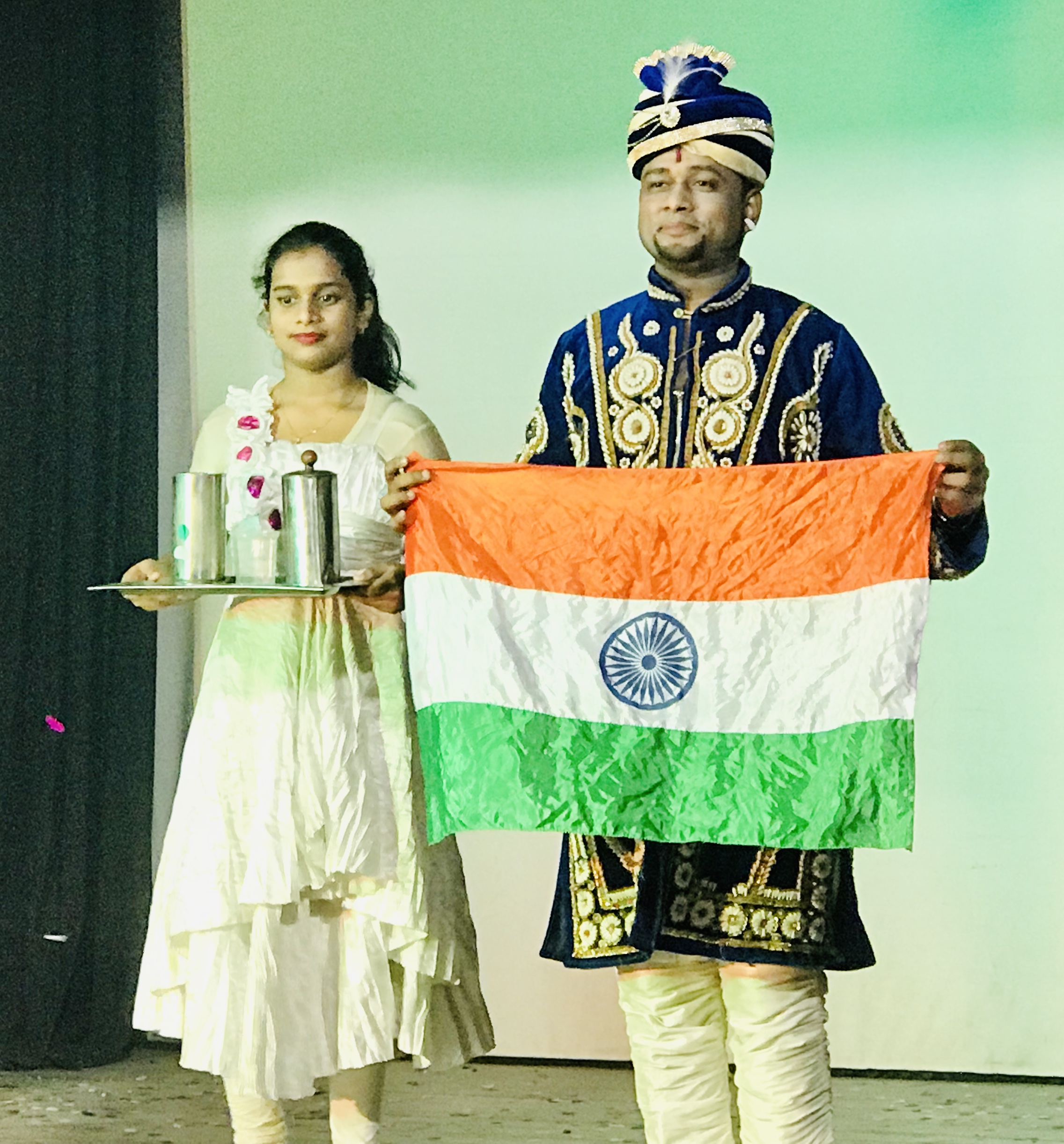 Magician A.Sarkar on Stage