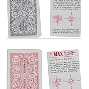 MR.MAX MARKED CARD (SET OF 2) RED + BLACK