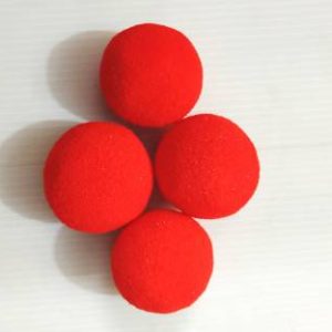 SMALL SPONGE BALL MAGIC RED (SET OF 4) SUPER SOFT