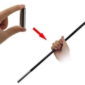 APPEARING BLACK MAGIC WAND / FOLDING MAGIC STICK