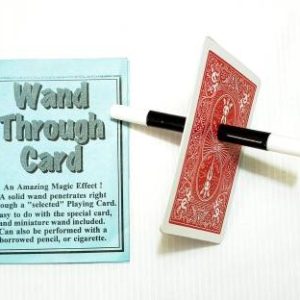 MAGIC WAND THROUGH CARD MAGIC / CIGARETTE THROUGH CARD MAGIC