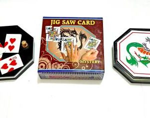 JIG SAW CARD MYSTERY MAGIC / CARD RESTORETION BOX MAGIC