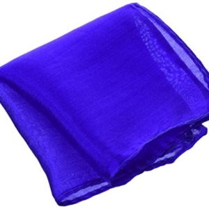 SILK / PURE SILK HANKY 18' INCH (BLUE)