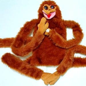 VENTRILOQUISM MONKEY PUPPET (FAR) / MONKEY TALKING DOLL