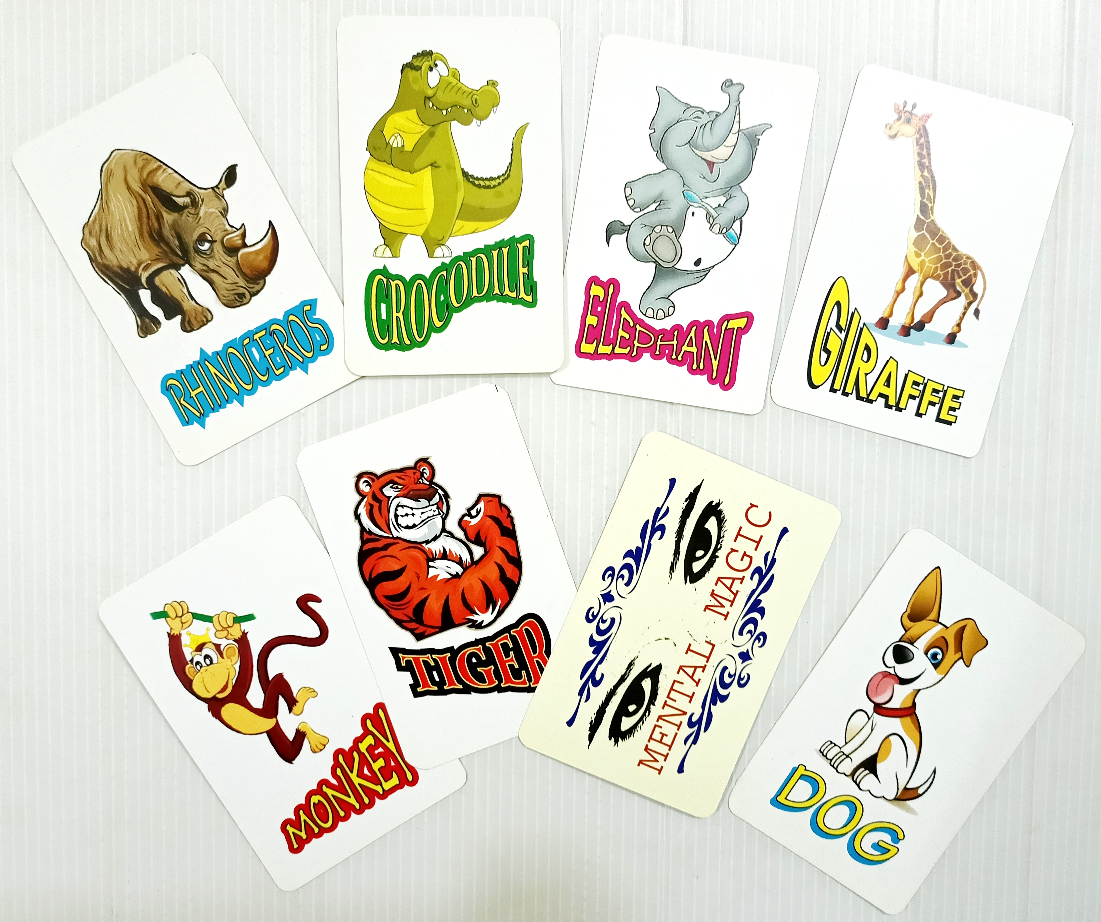 MENTAL MEMORY ANIMAL CARD MAGIC