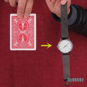 CARD TO WATCH MAGIC / INSTANT CARD TO CLOCK MAGIC